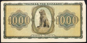 Řecko, 1000 drachmai 1942