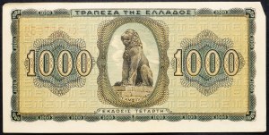 Grécko, 1000 drachmai 1942