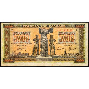 Griechenland, 5000 Drachmai 1942