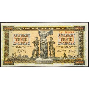 Griechenland, 5000 Drachmen 1942