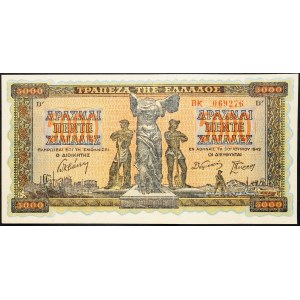 Griechenland, 5000 Drachmen 1942