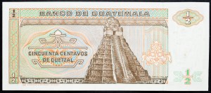 Guatemala, 1/2 Quetzal 1986