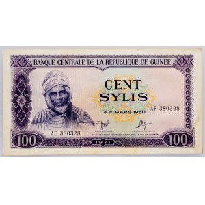 Guinea, 100 Sylis 1971