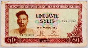 Guinea, 50 Sylis 1980