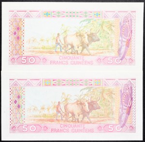 Guinea, 50 franků 1985