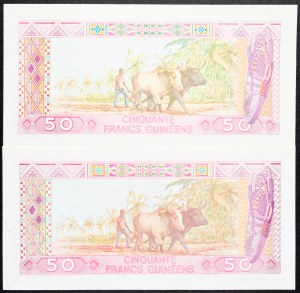 Gwinea, 50 franków 1985