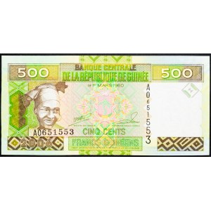 Guinea, 500 centov 1985