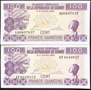 Guinea, 100 franků 1995