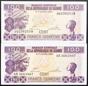 Guinea, 100 franků 1995