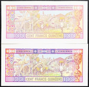 Guinea, 100 frankov 1995