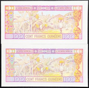 Gwinea, 100 franków 1995