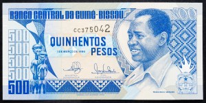 Guinea-Bissau, 500 Pesos 1990