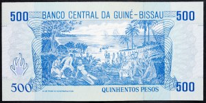 Guinée-Bissau, 500 Pesos 1990