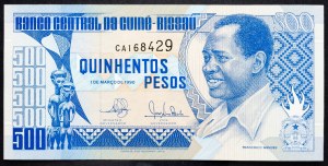 Guinée-Bissau, 500 Pesos 1990