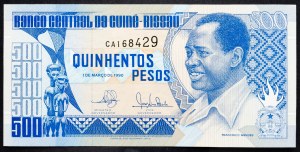 Guinea-Bissau, 500 Pesos 1990