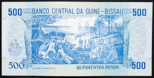 Gwinea Bissau, 500 pesos 1990