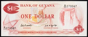 Guyane, 1 dollar 1989