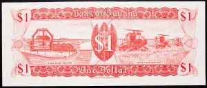 Guyana, 1 dolar 1989