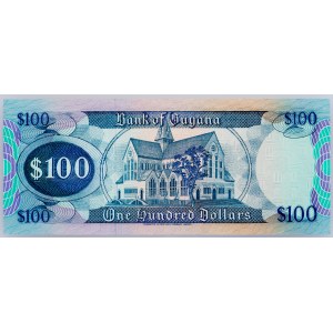 Guyana, 100 Dollars 1989
