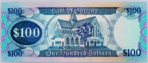 Guyana, 100 dollari 1989
