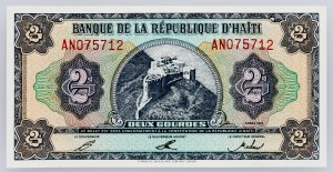 Haiti, 2 Gourdes 1992