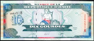 Haiti, 10 Gourdes 2000