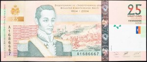 Haïti, 25 Gourdes 2004