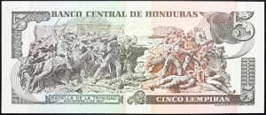 Honduras, 5 Lempiras 2000