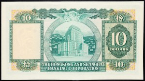 Hongkong, 10 dolarów, 1977 r.