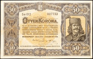 Maďarsko, 50 Korona 1920