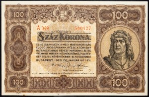 Maďarsko, 100 Korona 1920