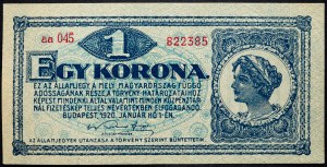 Hongrie, 1 Korona 1920