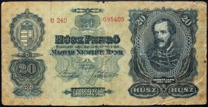 Hungary, 20 Pengo 1930