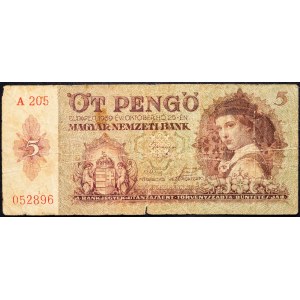 Ungarn, 5. Pengo 1939