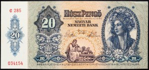 Hungary, 20 Pengo 1941