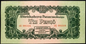 Ungheria, 10 Pengo 1944