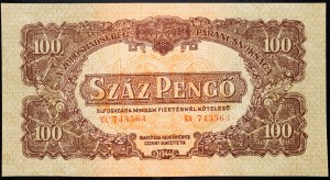 Hungary, 100 Pengo 1944