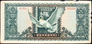 Hungary, 10000000 Pengő 1945