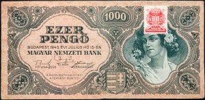 Hungary, 1000 Pengo 1945