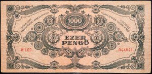 Ungarn, 1000 Pengo 1945