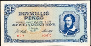 Hongrie, 1 Millió Pengő 1945