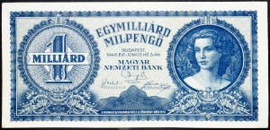 Hungary, 1 Milliárd Pengő 1946