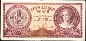 Hungary, 1 Milliárd Pengő 1946