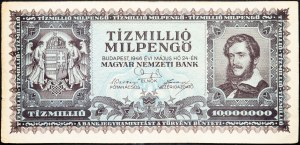Hongrie, 10000000 Pengő 1946