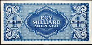 Hongrie, 1000000000 Milpengo 1946