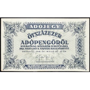 Ungarn, 500 000 Adópengő 1946