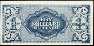 Hungary, 1000000000 Milpengo 1946