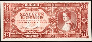Maďarsko, 100000 B.-Pengo 1946