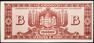 Węgry, 100000 B.-Pengo 1946 r.