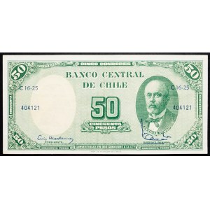 Chile, 50 Pesos 1958-1959